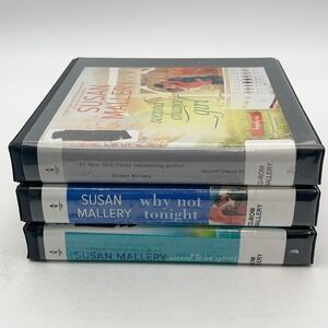 Susan Mallery Happily Inc Audiobook CD Lot‎ 3 Second Chance Girl Why Not Tonight